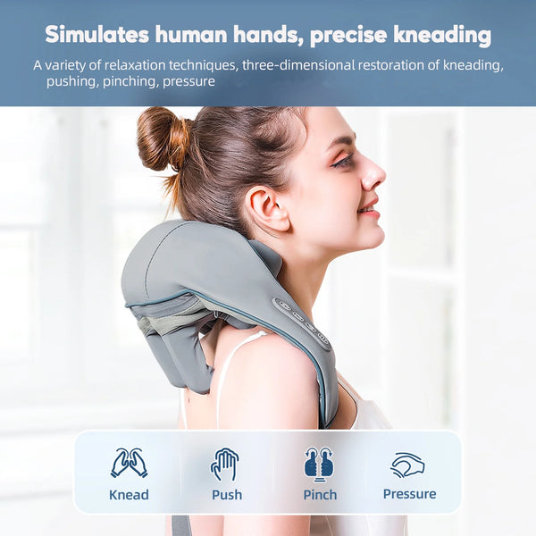 RelaxEase Wireless Massager Shawl